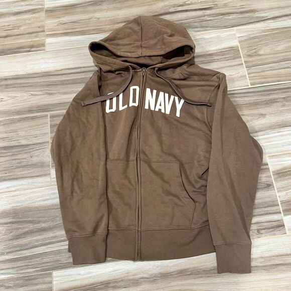 Old Navy Other - Old-navy Men's Brown Zip Up Hoodie